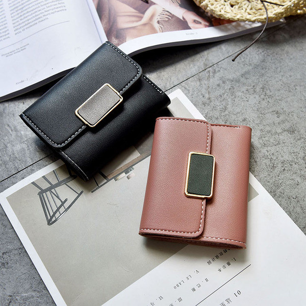 Стилен мини портфейл за дамите в четири цвята