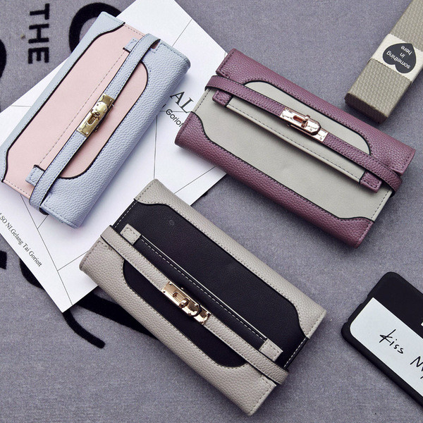 Много сладък дамски портфейл в няколко разцветки