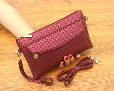 Красив дамски портфейл с две дръжки в много цветове