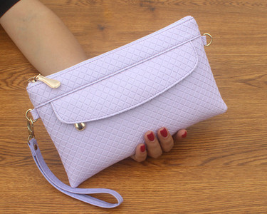 Красив дамски портфейл с две дръжки в много цветове