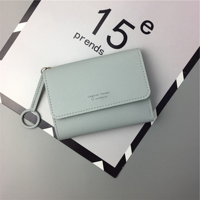 Стилен мини портфейл за дамите с дръжка в няколко цвята