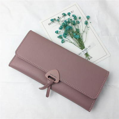 Ежедневен дамски портфейл в изчистен модел в много цветове