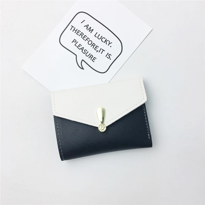 Мини портфейл за дамите с нежна декорация в няколко цвята