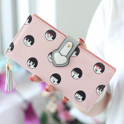 Сладък дамски портфейл с изображения в много разцветки