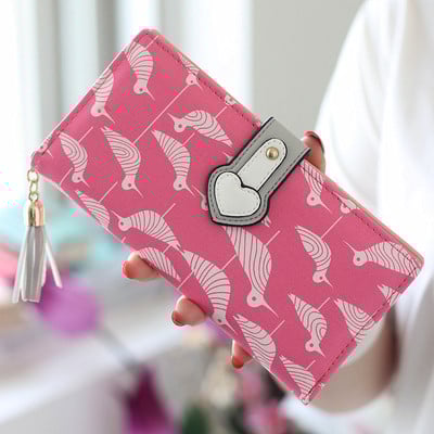 Сладък дамски портфейл с изображения в много разцветки