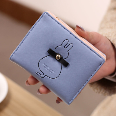 Сладък мини портфейл с изображение в няколко цвята