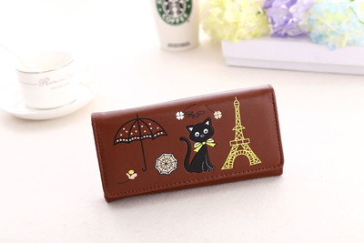 Дамски портфейл в много цветове с изображение