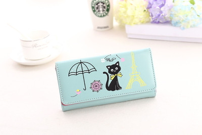 Дамски портфейл в много цветове с изображение