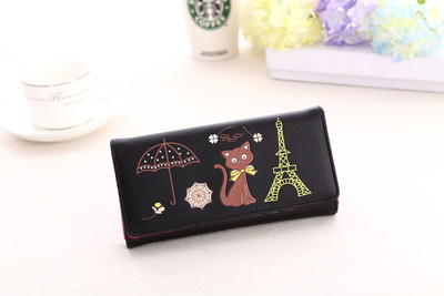 Дамски портфейл в много цветове с изображение