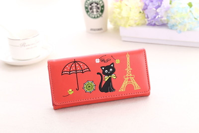 Дамски портфейл в много цветове с изображение