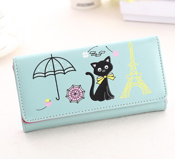 Дамски портфейл в много цветове с изображение