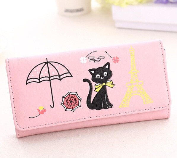 Дамски портфейл в много цветове с изображение