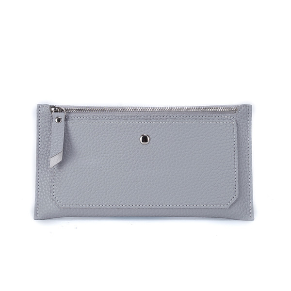 Семпъл портфейл за дамите с копче в четири цвята