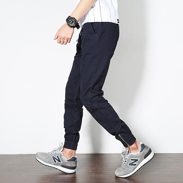 Ανδρικά αθλητικά κομψά παντελόνια σε δύο χρώματα