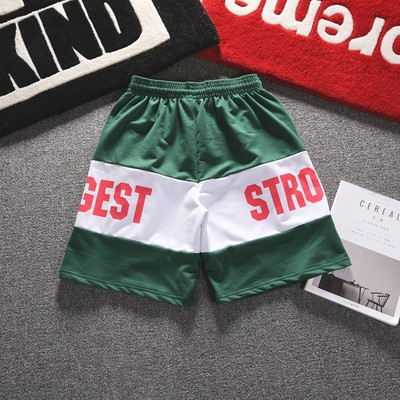 Спортни шорти за мъжете с надпис в два цвята