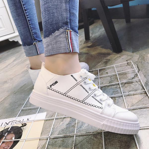 Πανέμορφα γυναικεία πάνινα παπούτσια σε κίτρινο, μαύρο και άσπρο χρώμα