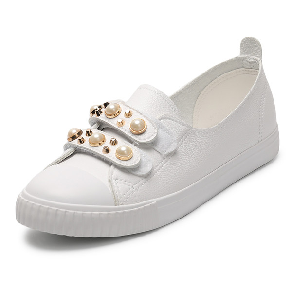 Moccasins γυναικεία  με λουράκια βελκρό και πέτρες σε τρία χρώματα