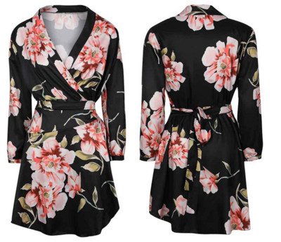 Γυναικείο φόρεμα με φλοραλ μοτίβα