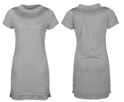 Γυναικείο φόρεμα με κοντό μανίκι σε 3 χρώματα