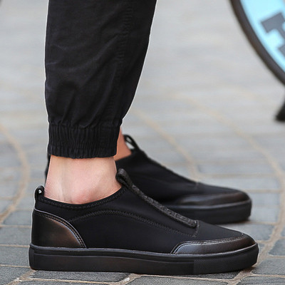 Κομψά ανδρικά πάνινα παπούτσια χωρίς συνδέσμους σε 2 σχέδια σε τρία χρώματα