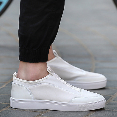 Κομψά ανδρικά πάνινα παπούτσια χωρίς συνδέσμους σε 2 σχέδια σε τρία χρώματα