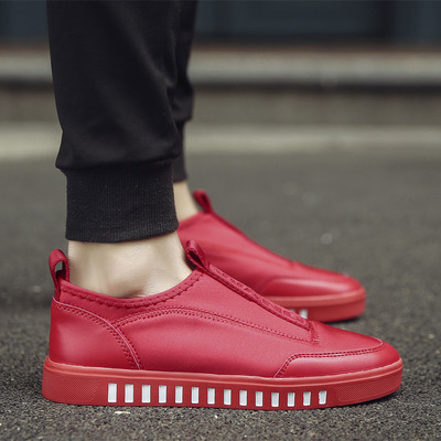 Κομψά ανδρικά πάνινα παπούτσια χωρίς συνδέσμους σε 2 σχέδια σε τρία χρώματα