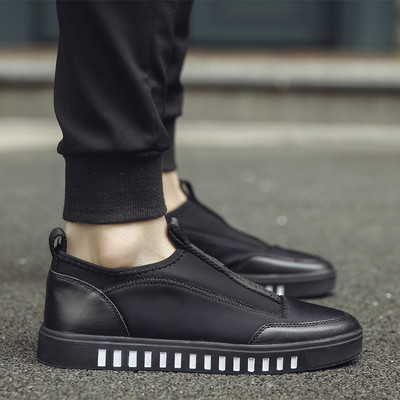 Κομψά ανδρικά πάνινα παπούτσια χωρίς συνδέσμους σε 2 σχέδια σε τρία χρώματα