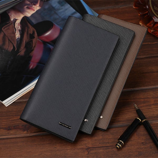 Стилен и актуален мъжки бизнес портфейл - 3 цвята