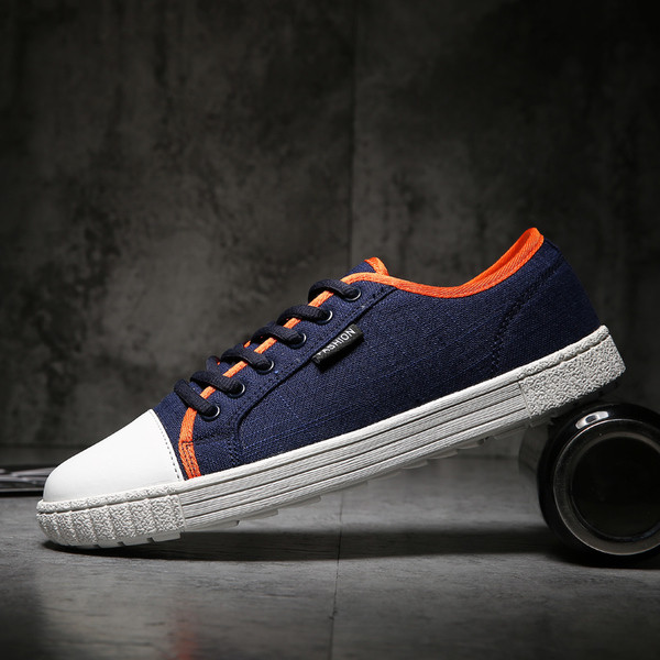 Ανδρικά πάνινα παπούτσια κατάλληλα για την καθημερινή ζωή σε τρία χρώματα