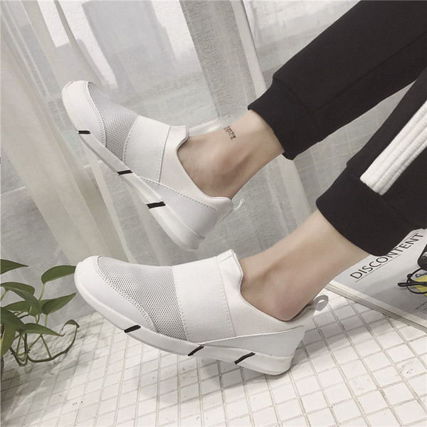 Πανέμορφα ανδρικά πάνινα παπούτσια χωρίς κορδόνια σεκόκκινο, μαύρο και άσπρο χρώμα