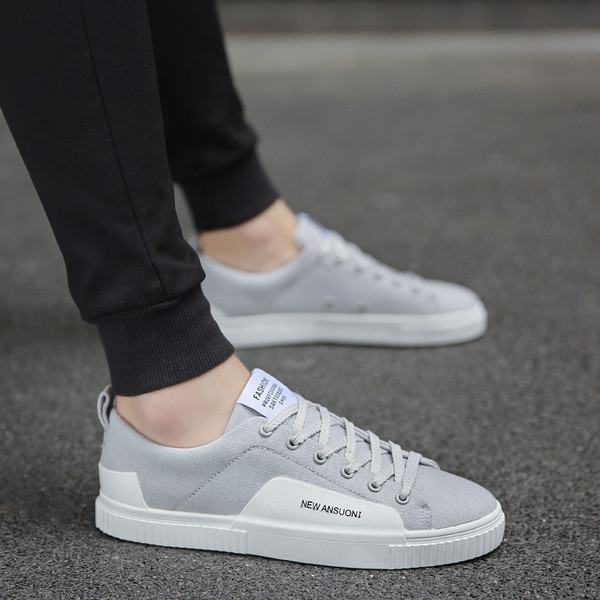 Casual ανδρικά πάνινα παπούτσια σε τρία χρώματα