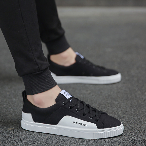 Casual ανδρικά πάνινα παπούτσια σε τρία χρώματα