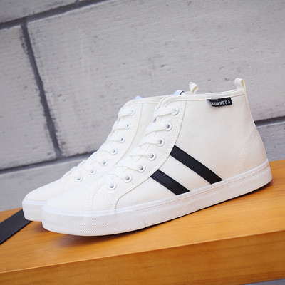 Τα casual ανδρικά ψηλά πάνινα παπούτσια με  πολύ άνετη σόλα