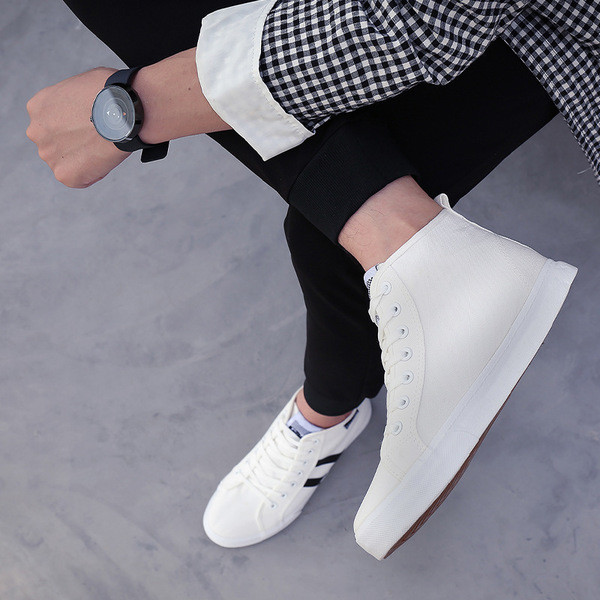 Τα casual ανδρικά ψηλά πάνινα παπούτσια με  πολύ άνετη σόλα