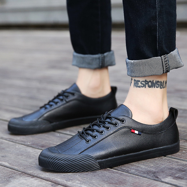 Ανδρικά πάνινα παπούτσια σε καθαρό μοτίβο σε τρία χρώματα