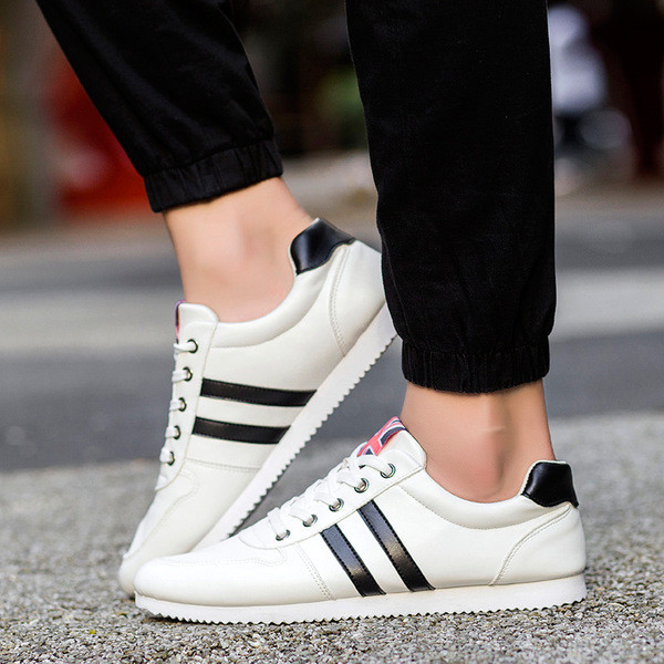 Περιστασιακά πάνινα ανδρικά  παπούτσια  με πολύ άνετη επίπεδη σόλα - 2 χρώματα