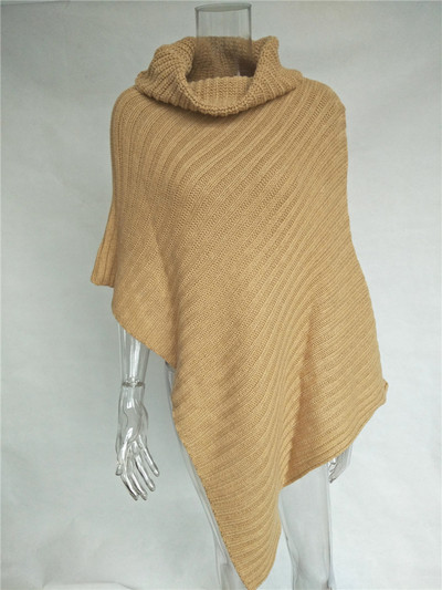 Α-συμμετρική γυναικεία μάλλινη ζακέτα σε δύο διαφορετικά χρώματα