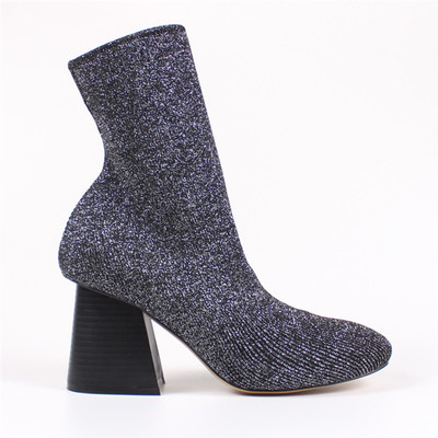 Γυναικείες  λαμπερές μπότες με ψηλό τακούνι  - 4 μοντέλα