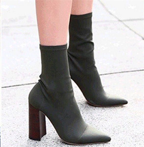 Γυναικείες  υψηλού τακουνιού μέχρι αστράγαλο - 2 μοντέλα