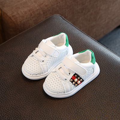 Παιδικά πάνινα παπούτσια για κορίτσια και αγόρια με διακοσμητικό πλέγμα