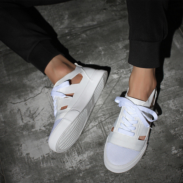 Άνετα αναπνεύσιμα ανδρικά μοκασίνια με επίπεδη σόλα και άνετι σόλα - 2 χρώματα