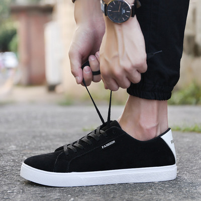 Αθλητικά κομψά ανδρικά πάνινα παπούτσια με κορδόνια σε τέσσερα διαφορετικά χρώματα