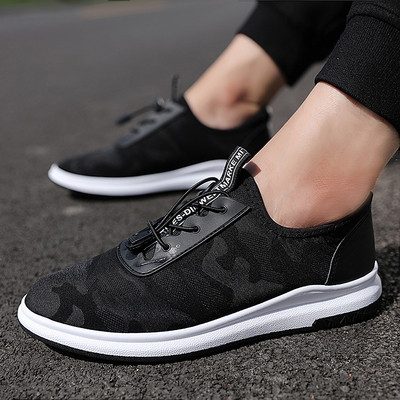 Ανδρικά πάνινα παπούτσια  για το χειμώνα με κορδόνια σε 6 χρώματα