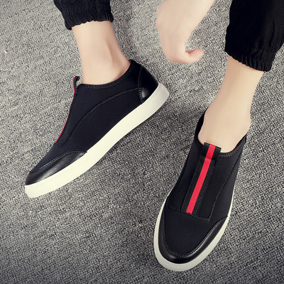 Πολύ κομψά ανδρικά πάνινα παπούτσια χωρίς κορδόνια με πολύ άνετη σόλα - 2 μοντέλα