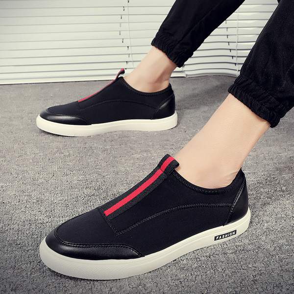 Πολύ κομψά ανδρικά πάνινα παπούτσια χωρίς κορδόνια με πολύ άνετη σόλα - 2 μοντέλα