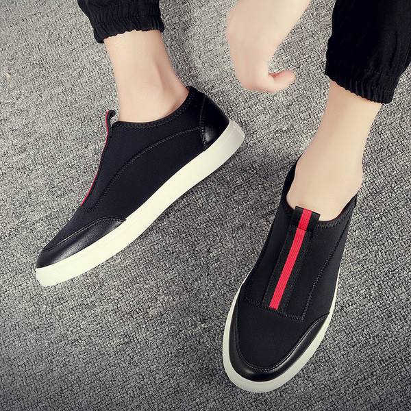 Πολύ κομψά ανδρικά πάνινα παπούτσια χωρίς κορδόνια με πολύ άνετη σόλα - 2 μοντέλα