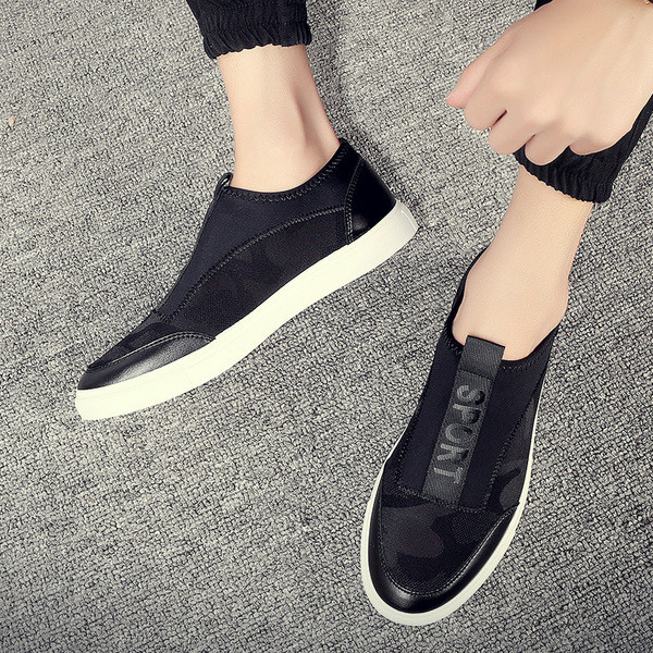 Πολύ κομψά ανδρικά πάνινα παπούτσια χωρίς κορδόνια με πολύ άνετη σόλα - 2 μοντέλα