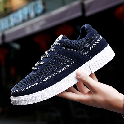 Κομψά ανδρικά αθλητικά παπούτσια   με επίπεδη σόλα - 3 σχέδια