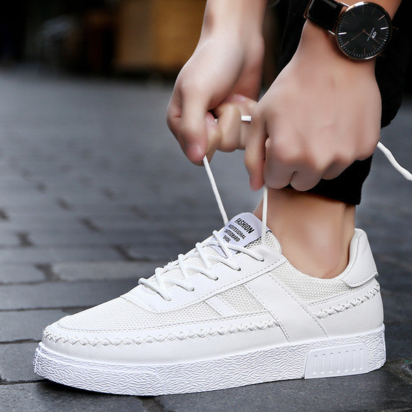 Κομψά ανδρικά αθλητικά παπούτσια   με επίπεδη σόλα - 3 σχέδια