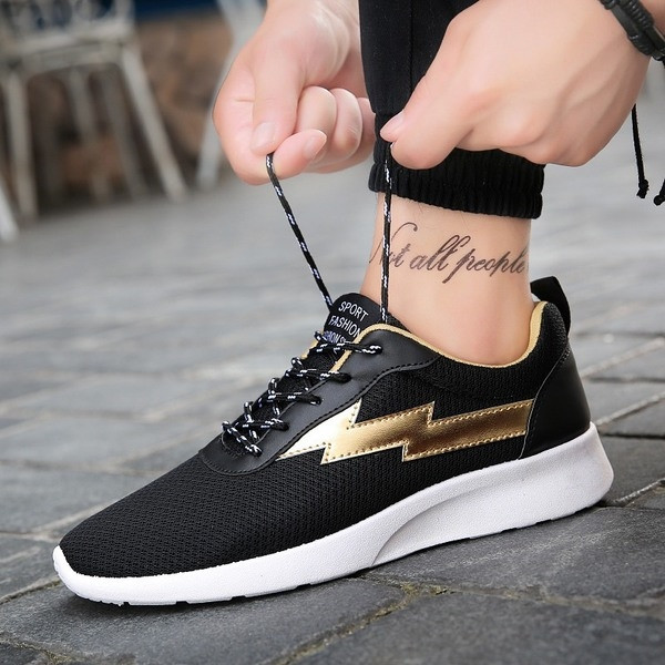 Мъжки много удобни ежедневни маратонки с връзки и дишаща материя - 2 модела